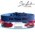 SiaLinda: YOU Personalisiertes Halsband DEIN NAME oder WORT, individuell erstellt. Rot, blau, grün oder schwarz, italienisches Premium Leder - SiaLinda.com